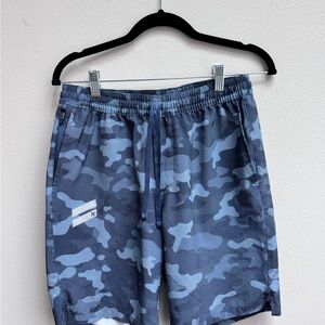 Blue Camouflage Hurley Athletic Shorts